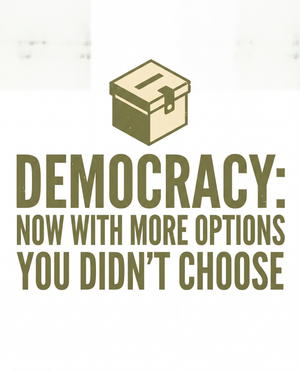 Democracy: More Options You Didn't Choose Tee