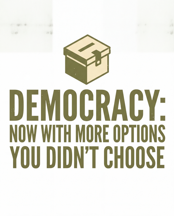 Democracy: More Options You Didn't Choose Tee